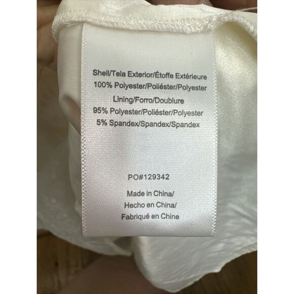 ModCloth Sz XS Just the Beginnings White Maxi Sheer Lace Overlay Dress NWT $199 - Picture 11 of 12